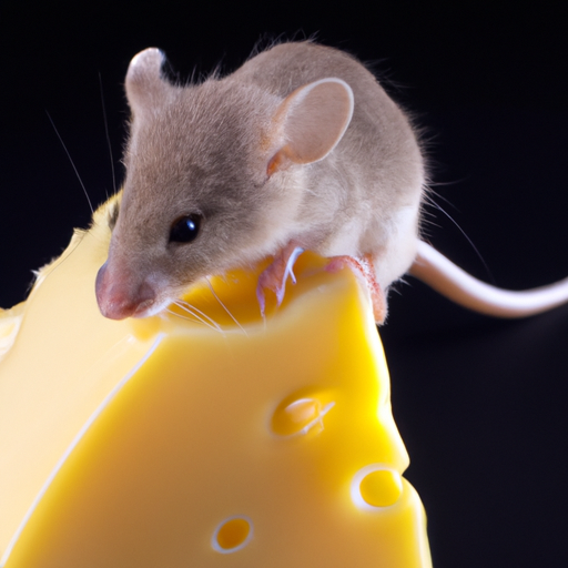 High Quality mouse munching on cheese Blank Meme Template