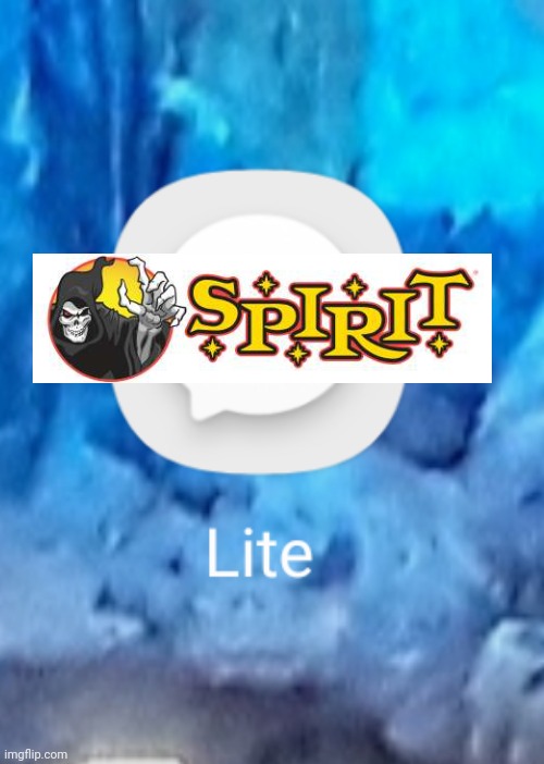 Spirit stores now have an app. | image tagged in facebook spirit halloween bankruptcy messenger lite light meta | made w/ Imgflip meme maker