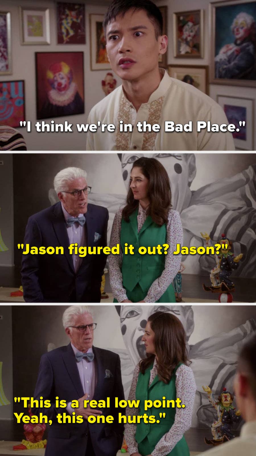 High Quality The bad place Blank Meme Template