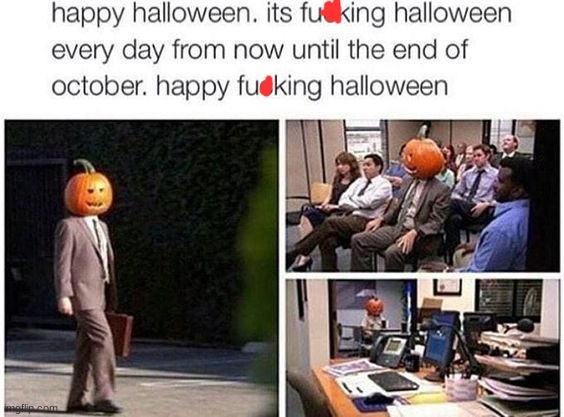 Happy Spooky Month everyone! ☠ | image tagged in memes,funny,halloween | made w/ Imgflip meme maker