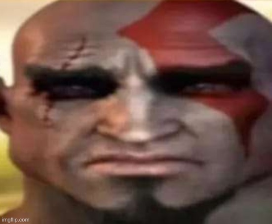 sad kratos | image tagged in sad kratos | made w/ Imgflip meme maker