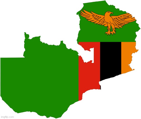 image tagged in zambia map | made w/ Imgflip meme maker
