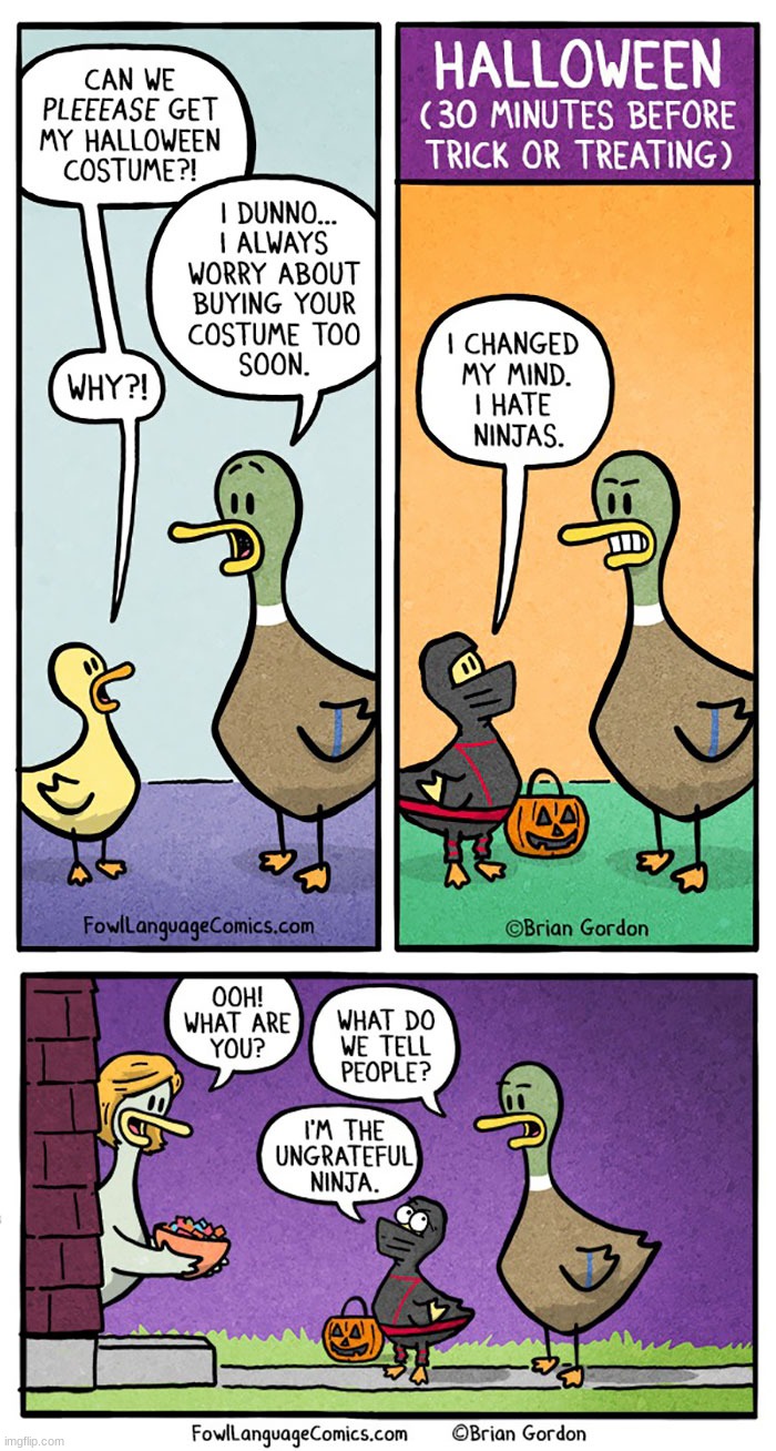 Happy Spooky Month everyone! ☠ | image tagged in comics/cartoons | made w/ Imgflip meme maker