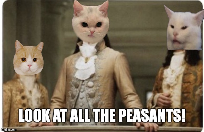 LOOK AT ALL THE PEASANTS! | made w/ Imgflip meme maker
