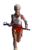 1984 woman running Blank Meme Template