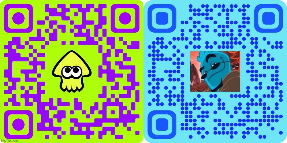 Yo scan what one you prefer I'm honestly on team splatoon but eh you pick. | made w/ Imgflip meme maker