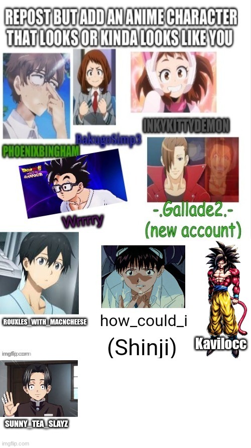 (•‿•) | SUNNY_TEA_SLAYZ | image tagged in anime,similar | made w/ Imgflip meme maker