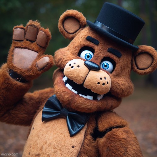 found this realistic freddy fazbear cosplay | made w/ Imgflip meme maker