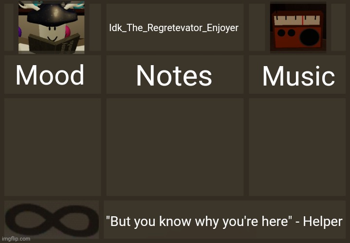 Idk's Regretevator Template Blank Meme Template