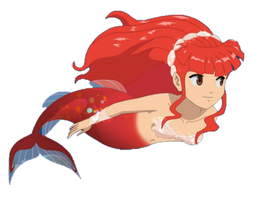 High Quality rikki happy mermaid Blank Meme Template