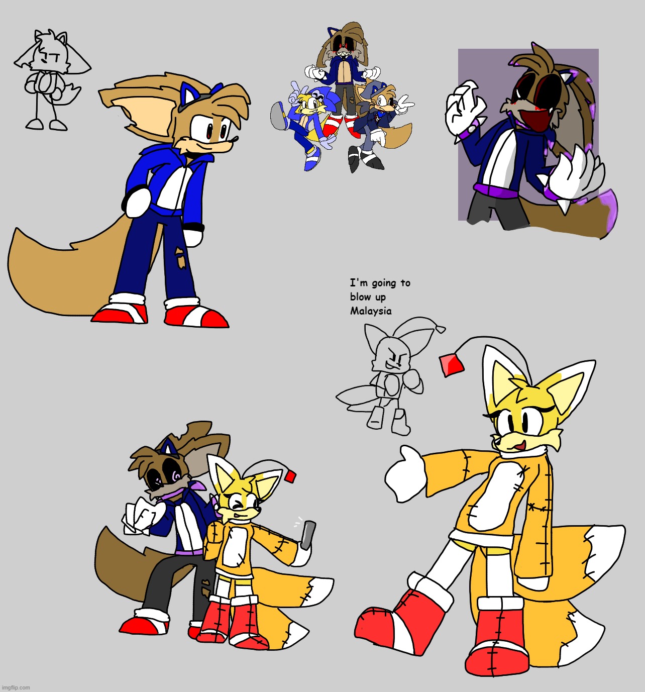 Female Tails Doll Blank Template - Imgflip