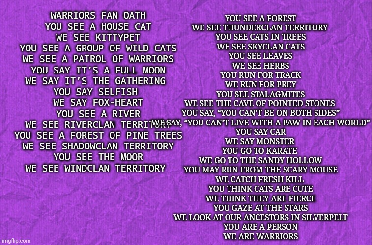 The Warriors Oath Imgflip