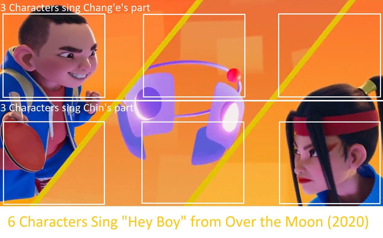 Hey Boy from Over the Moon Blank Meme Template