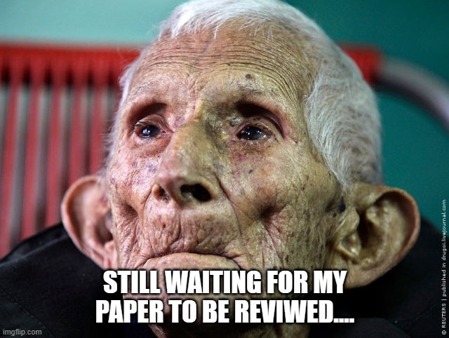 STILL WAITING FOR MY PAPER TO BE REVIWED.... | made w/ Imgflip meme maker