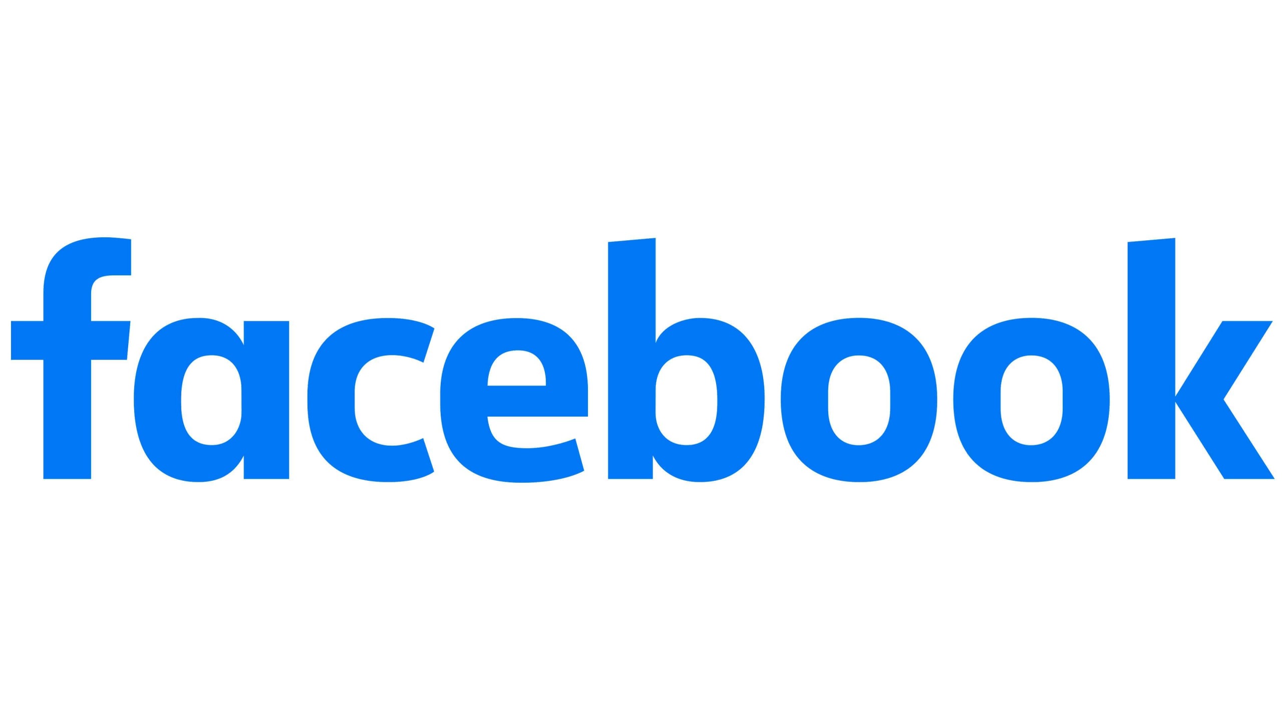 Facebook Logo (2019-2023) Blank Meme Template