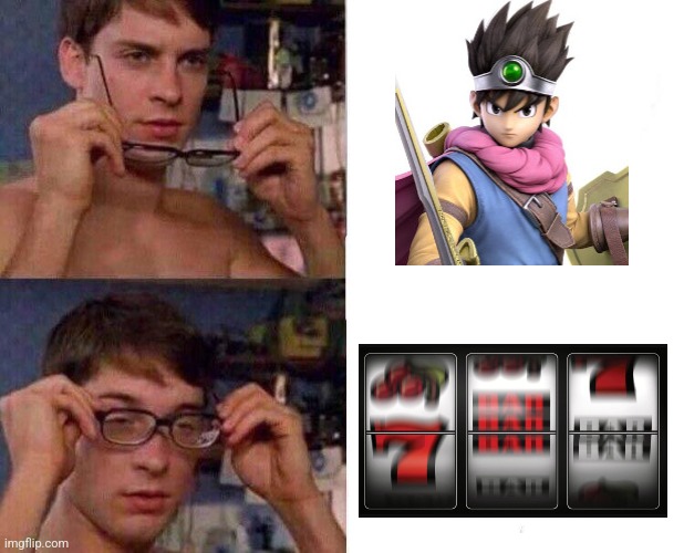 A meme for every character every day #77 | image tagged in spiderman glasses,memes,super smash bros,hero | made w/ Imgflip meme maker