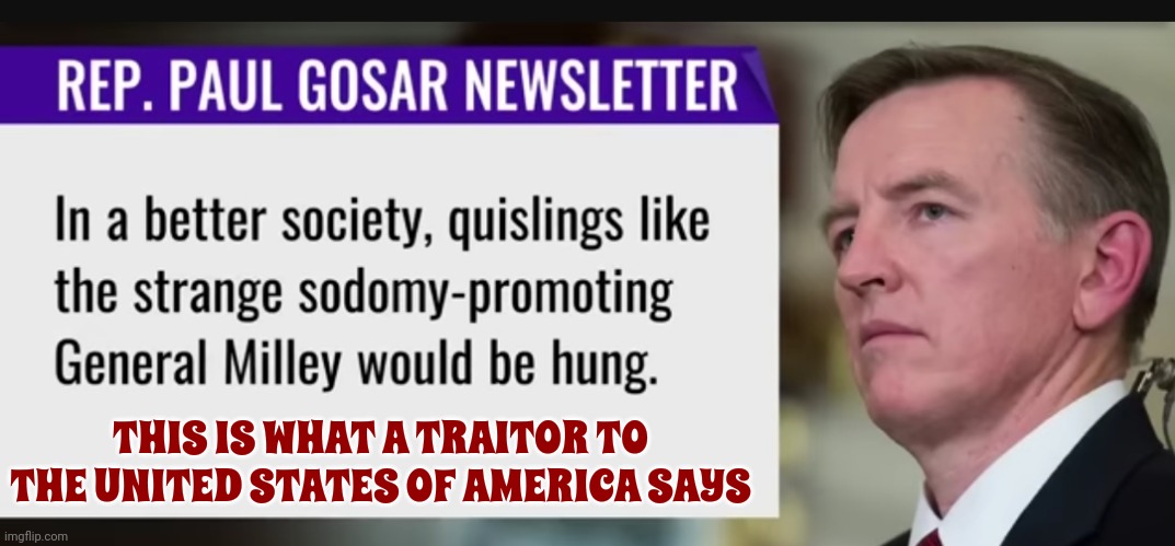 Proud Maga Traitor | THIS IS WHAT A TRAITOR TO THE UNITED STATES OF AMERICA SAYS | image tagged in scumbag maga,scumbag republicans,scumbag trump,lock him up,maga death threats,memes | made w/ Imgflip meme maker
