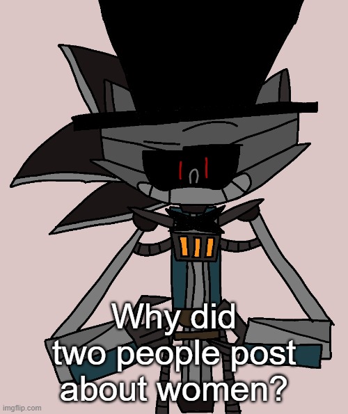 Bri'ish Sonic Bot | Why did two people post about women? | image tagged in bri'ish sonic bot | made w/ Imgflip meme maker