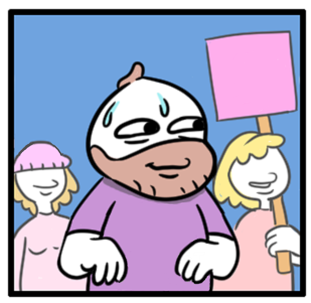 Male Feminist Blank Blank Meme Template