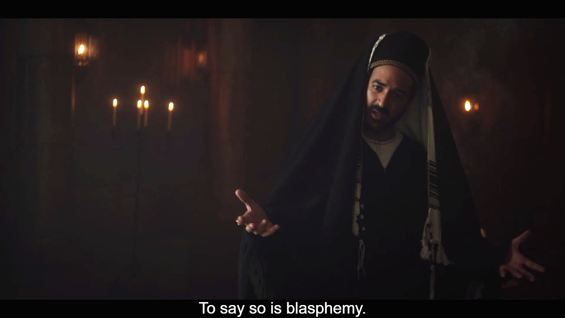 High Quality The Chosen Pharisee Shmuel, To Say So Is Blasphemy Blank Meme Template