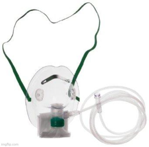 Medical Oxygen Mask | image tagged in medical oxygen mask | made w/ Imgflip meme maker