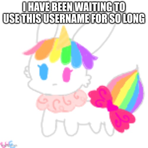 SpookyScaryUnicornEevee | I HAVE BEEN WAITING TO USE THIS USERNAME FOR SO LONG | image tagged in chibi unicorn eevee | made w/ Imgflip meme maker