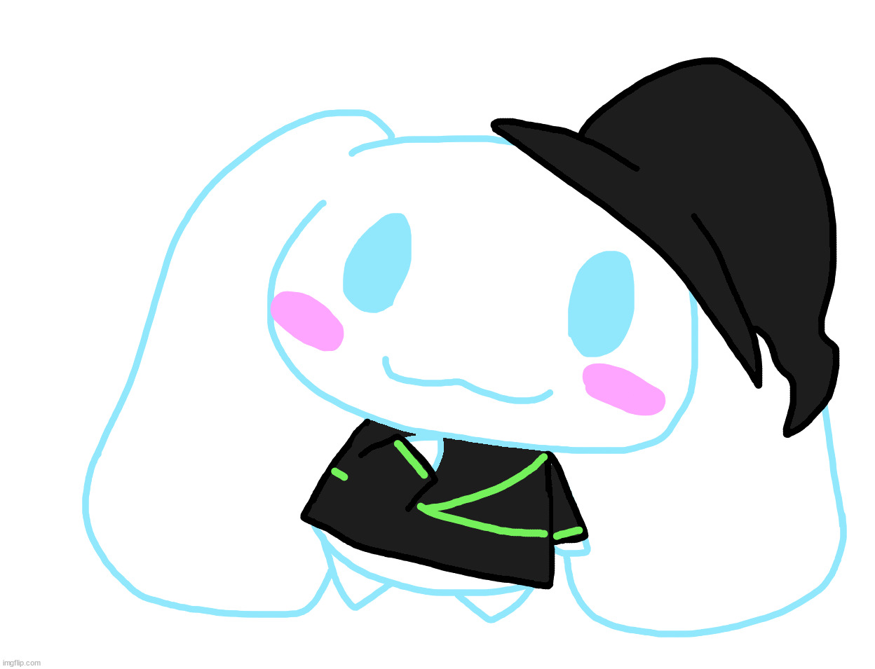 i drew cinnamoroll as inkmatas :3 | made w/ Imgflip meme maker