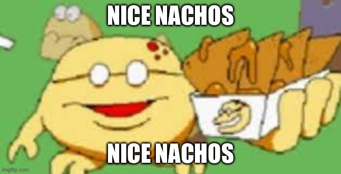 Nice nachos | NICE NACHOS; NICE NACHOS | image tagged in nice | made w/ Imgflip meme maker