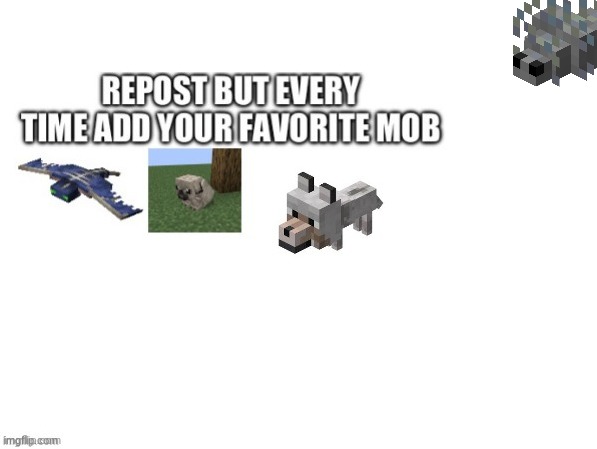 Look it the top right | image tagged in minecraft,repost | made w/ Imgflip meme maker
