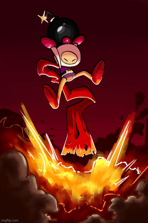 BOOM! (Art by mogy64) | made w/ Imgflip meme maker