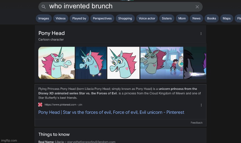 yes | who invented brunch | image tagged in all ponyhead s fault | made w/ Imgflip meme maker