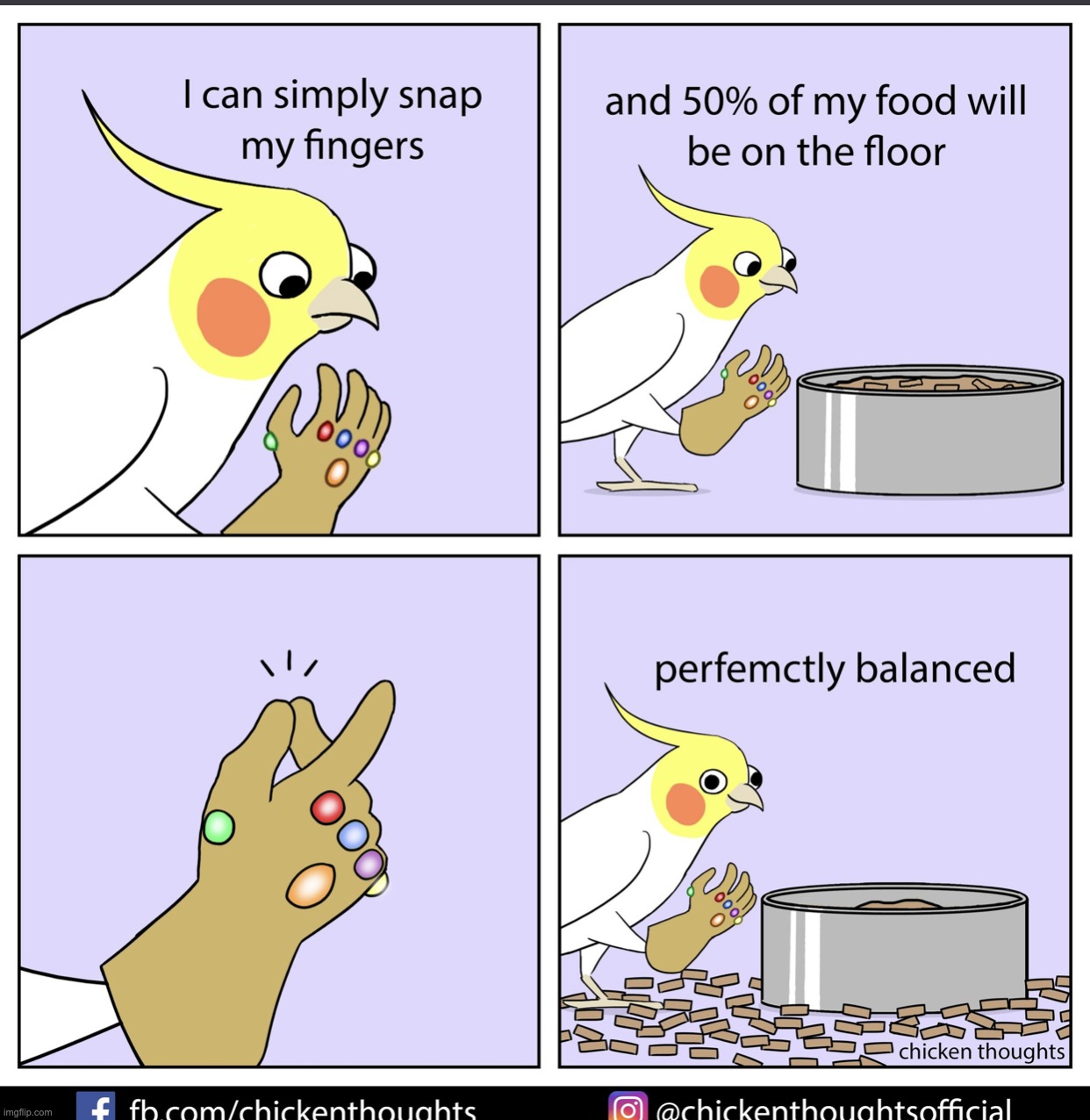 Chicken thoughts are back! <3 birb comic: snap | made w/ Imgflip meme maker