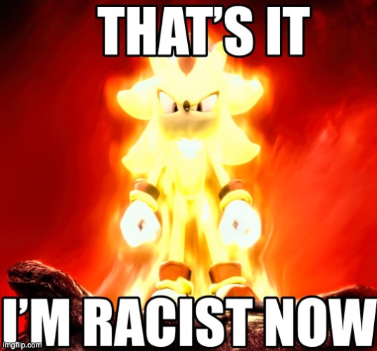 im racist now | image tagged in im racist now | made w/ Imgflip meme maker