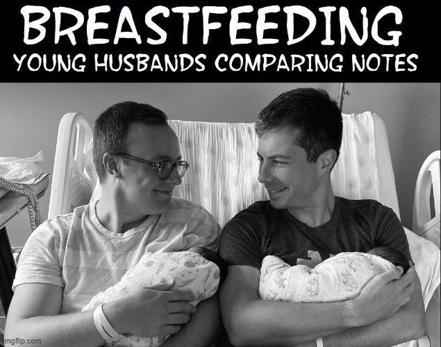 Tender Moments in the New Reset | image tagged in vince vance,breastfeeding,chestfeeders,pronouns,gender dysphoria,gender identity | made w/ Imgflip meme maker