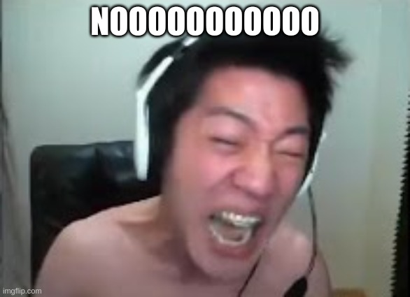 Angry Korean Gamer Rage | NOOOOOOOOOOO | image tagged in angry korean gamer rage | made w/ Imgflip meme maker