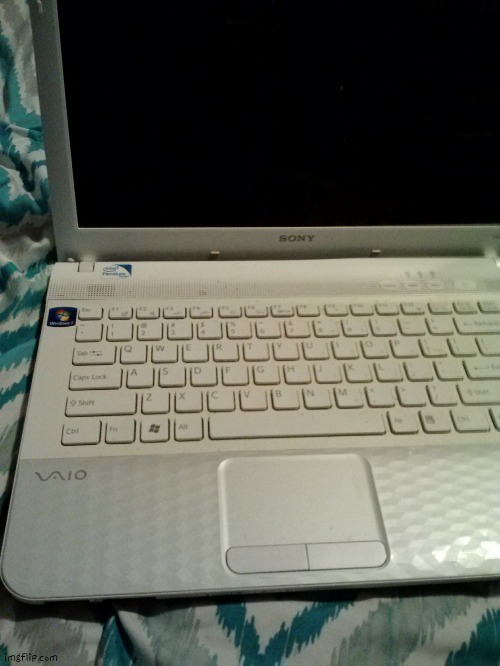 found this sony laptop. was almost thrown away. | made w/ Imgflip meme maker