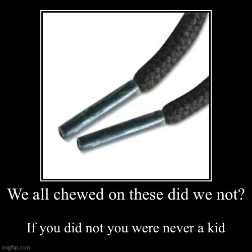 We all chewed on these did we not? | If you did not you were never a kid | image tagged in funny,demotivationals | made w/ Imgflip demotivational maker