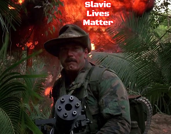 Jesse Ventura Predator | Slavic Lives Matter | image tagged in jesse ventura predator,slavic,russo-ukrainian war | made w/ Imgflip meme maker