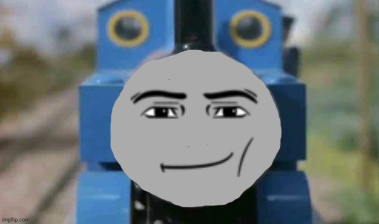 Roblox O-Face | image tagged in o face,ttte,thomas the tank engine,train,roblox,roblox meme | made w/ Imgflip meme maker