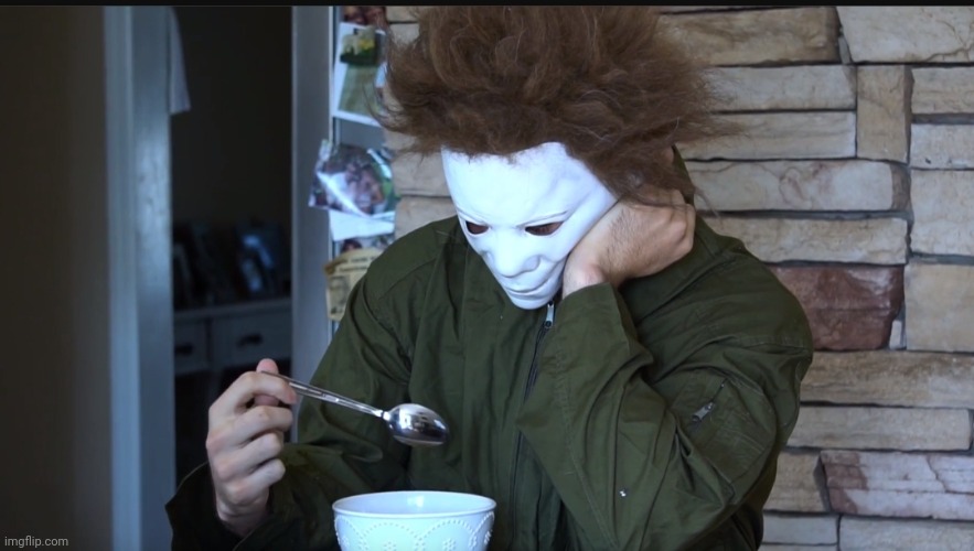 image tagged in sad michael myers | made w/ Imgflip meme maker