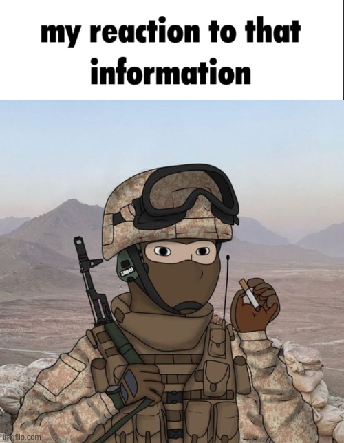 image tagged in my reaction to that information,wojak spec ops | made w/ Imgflip meme maker