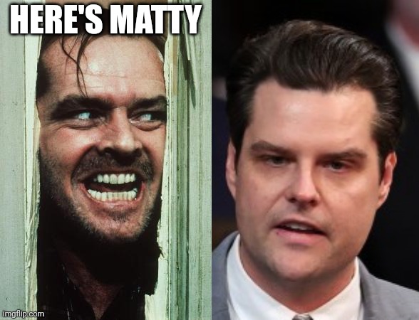 HERE'S MATTY | image tagged in memes,here's johnny | made w/ Imgflip meme maker