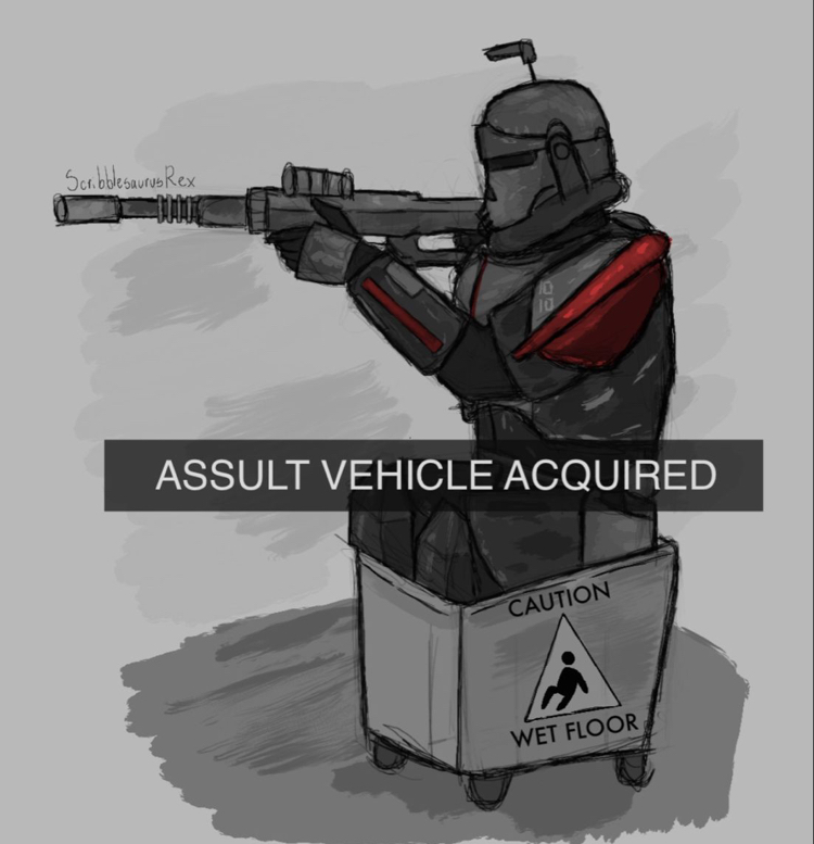 High Quality ASSULT VEHICLE ACQUIRED Blank Meme Template