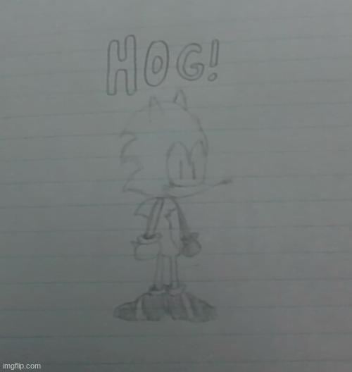 A sketch of Hog. Rate from 1 / 5! | image tagged in hog,hogsweep,drawings,sketch | made w/ Imgflip meme maker