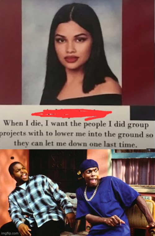 she must have studied the advanced roasting course | image tagged in ice cube damn,insults,school,meme | made w/ Imgflip meme maker