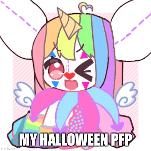 >w< | MY HALLOWEEN PFP | image tagged in halloween | made w/ Imgflip meme maker