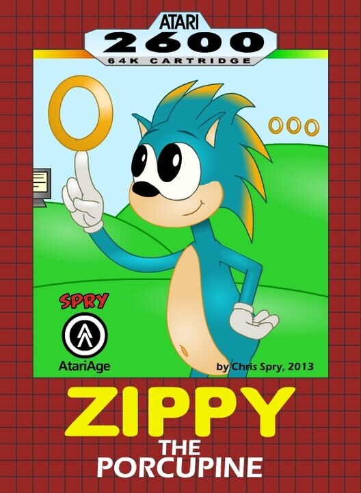 High Quality Zippy The Porcupine Box Art Blank Meme Template