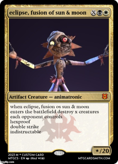 just one of the custom magic cards in my custom pack | made w/ Imgflip meme maker