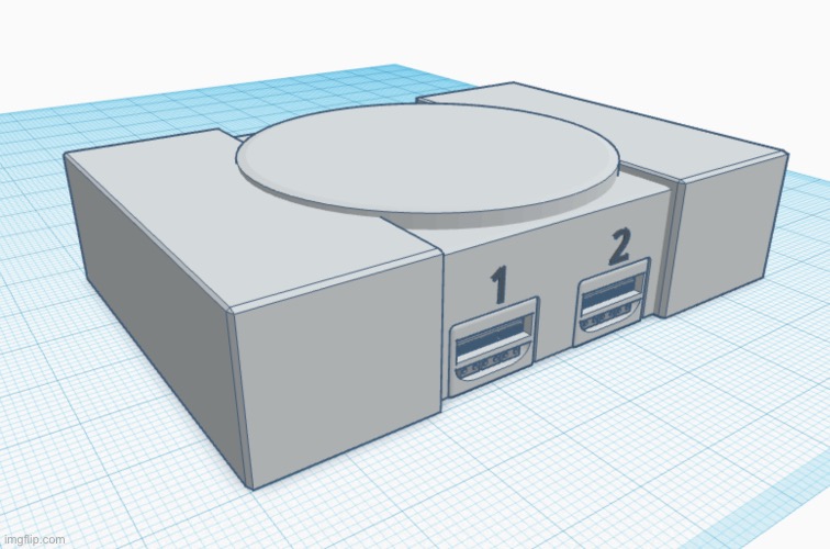 Making a ps1 3d model | image tagged in playstation,ps1,gaming | made w/ Imgflip meme maker