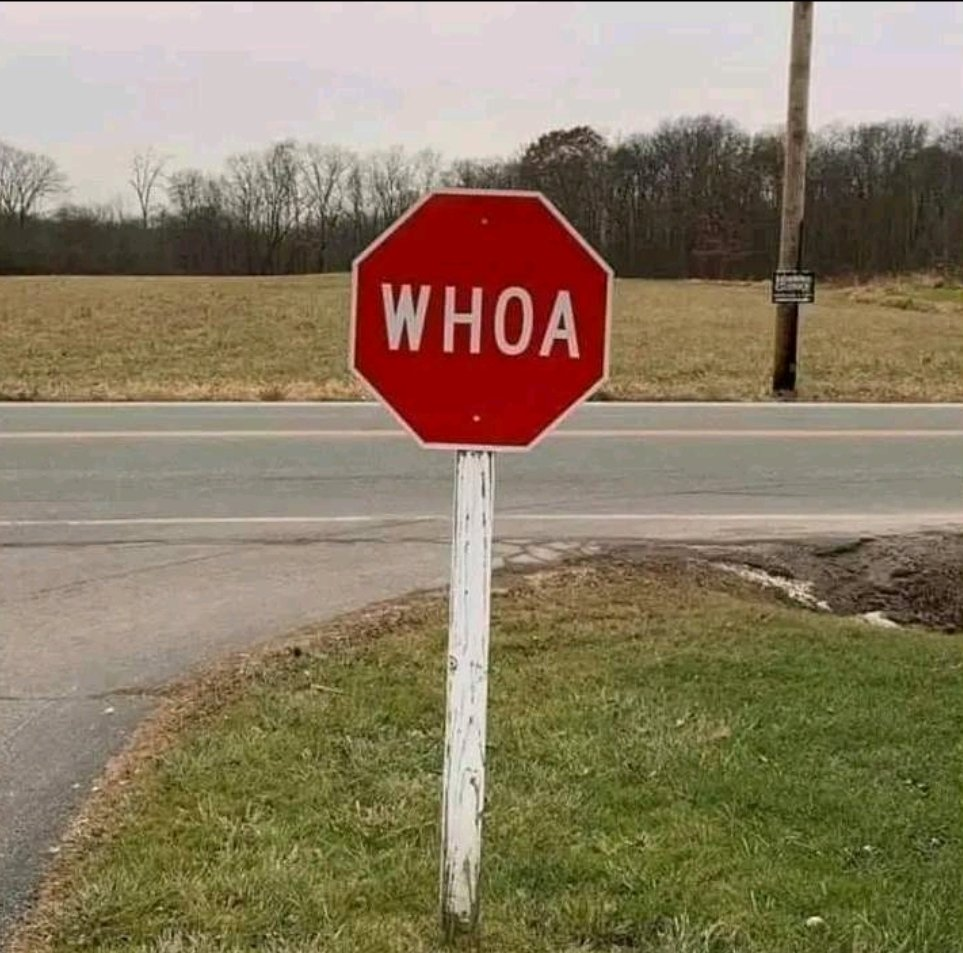 Amish Stop Sign Blank Meme Template